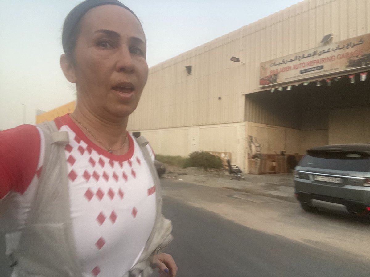 I ran in #alQusaisIndustrial #everysinglestreet