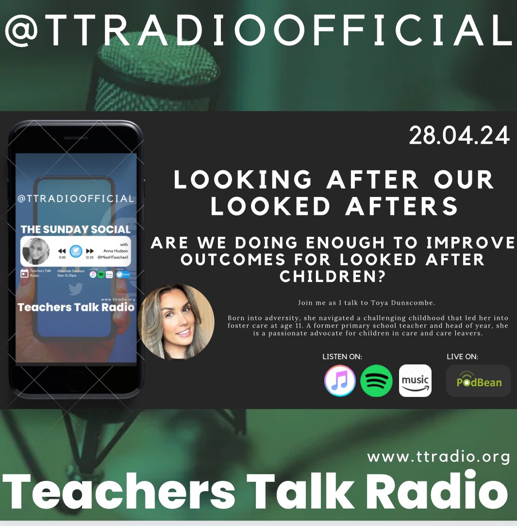 According to a Civitas, report, 14% of care leavers go on to University compared to 47% of young people who didn’t grow up in care. Join me today at 11am on @TTRadioOfficial as we explore the educational experience of our looked after children #education twitter.com/i/spaces/1YqKD…