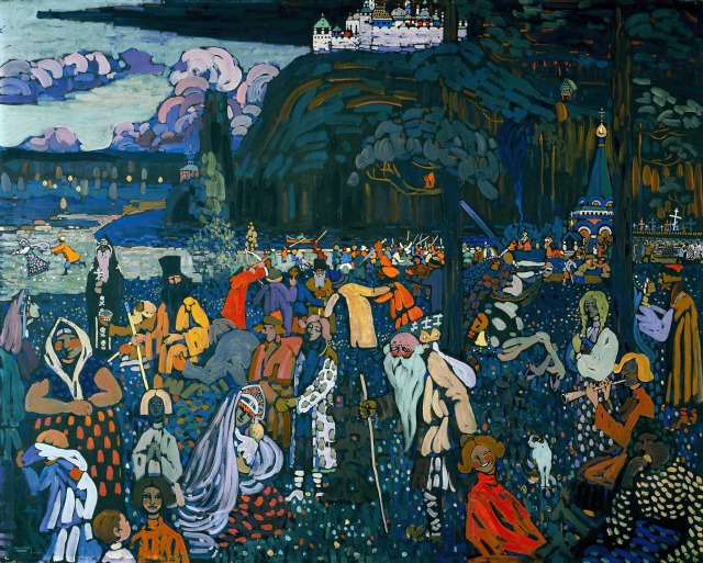 🎨The Colourful Life, 1907 by Wassily Kandinsky
#painting #WassilyKandinsky