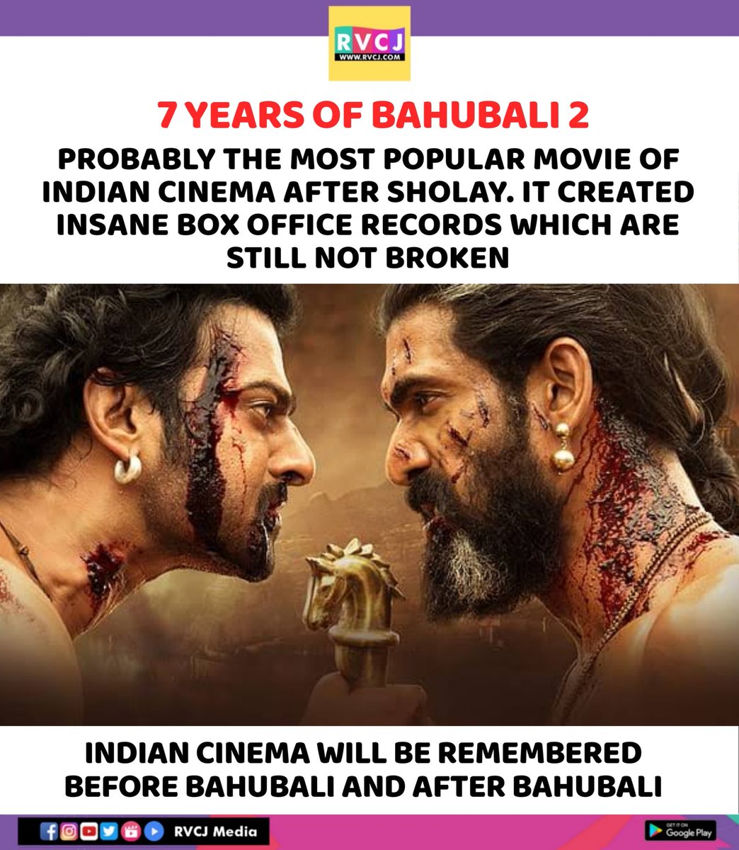 7 years of Bahubali 2

#bahubali #bahubali2 #prabhas #anushkashetty #ranadaggubati #ssrajamouli #ramyakrishnan #nassar @MsAnushkaShetty @RanaDaggubati @meramyakrishnan @ssrajamouli