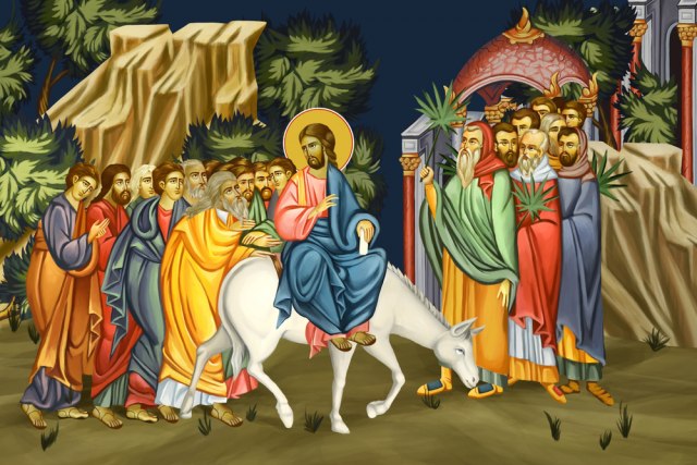 Данас су Цвети. Дан када је Исус Христ ушао у Јерусалим. Народ га је дочекао са палминим гранама и цвећем 🙏♥️