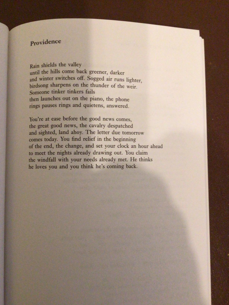 I like this poem about the fragility of love and the persistence of time by Ann Sansom from her 2003 ⁦@BloodaxeBooks⁩ collection In Praise of Men and Other People.