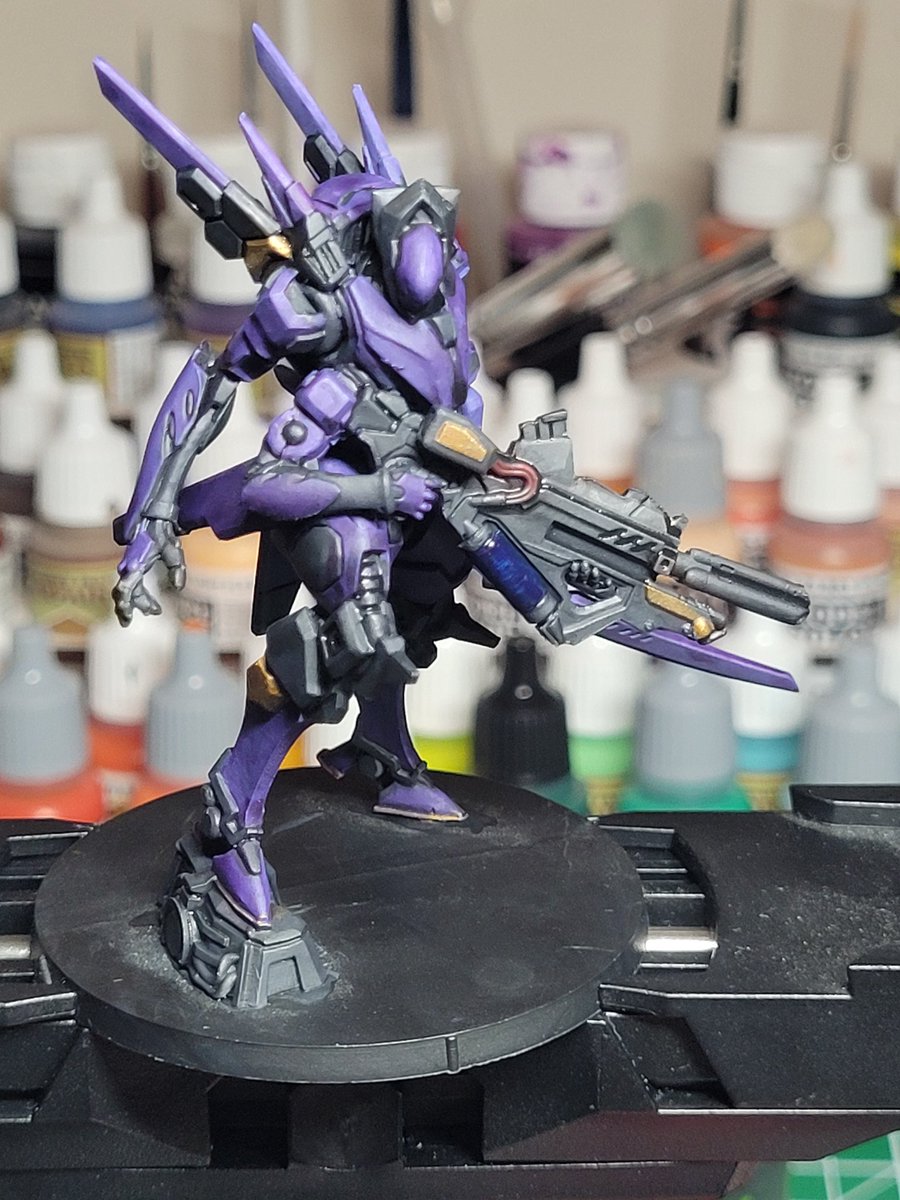 Spent about a million hours blocking in colours on the Marut tonight

#hobbystreak 361
#infinitythegame