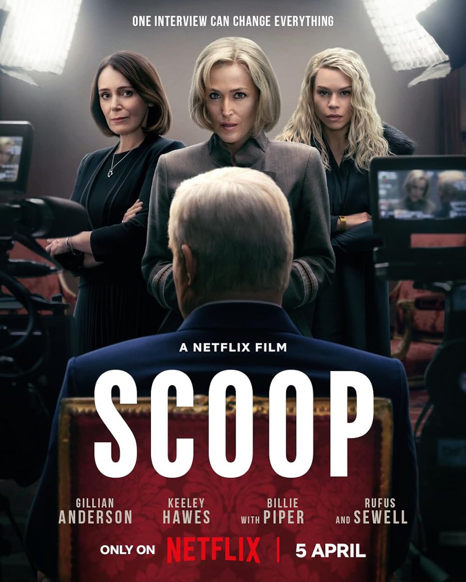 For the superb subject matter, ‘Scoop’ is such flat, insipid boring film. Zero tension or dramatic strain. Great cast, but poorly directed, it doesn’t have a single memorable moment. Avoidable even if Netflix is bombarding your algorithm with it.
