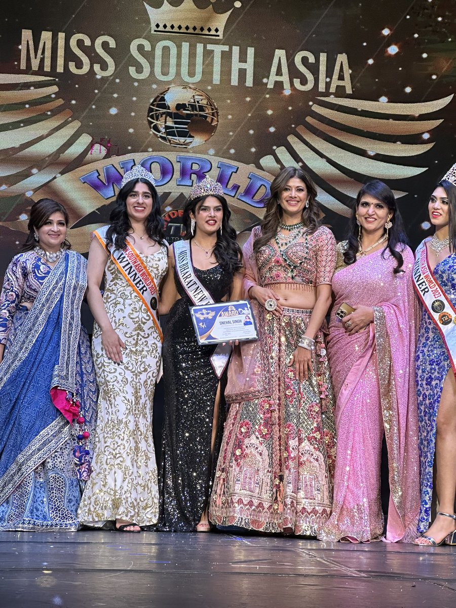 The journey that each contestant takes for the pageant is full of courage and resilience. I am so happy to be a part of all the winners incredible achievements here in Dallas for the Miss South Asia World.