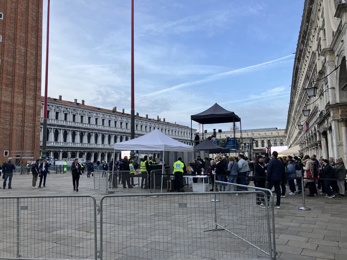 Le pape célébrera la messe place Saint-Marc à 11h