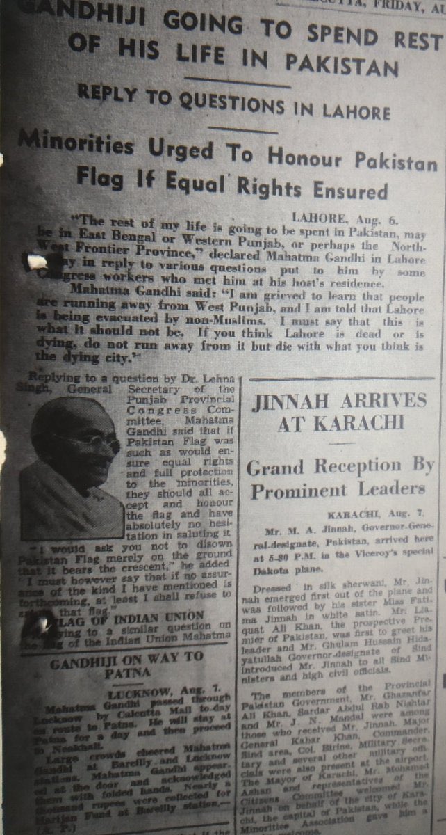 So he’s a mohandasian?

That should make Brandname happy. 

Remind me where this fellow spent the “rest of his life.”

Lahore? Karachi? Rawalpindi? Multan?

Oh wait: Delhi.