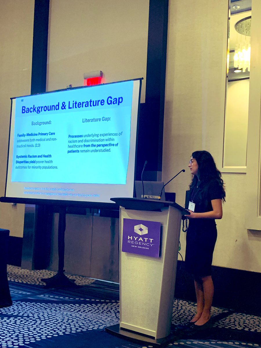 Beyond proud of @BU_Tweets undergraduate student researcher Dara Oliviera for delivering such a powerful and inspiring talk on addressing discrimination and racism in family-medicine primary clinics at #SPPAC2024!