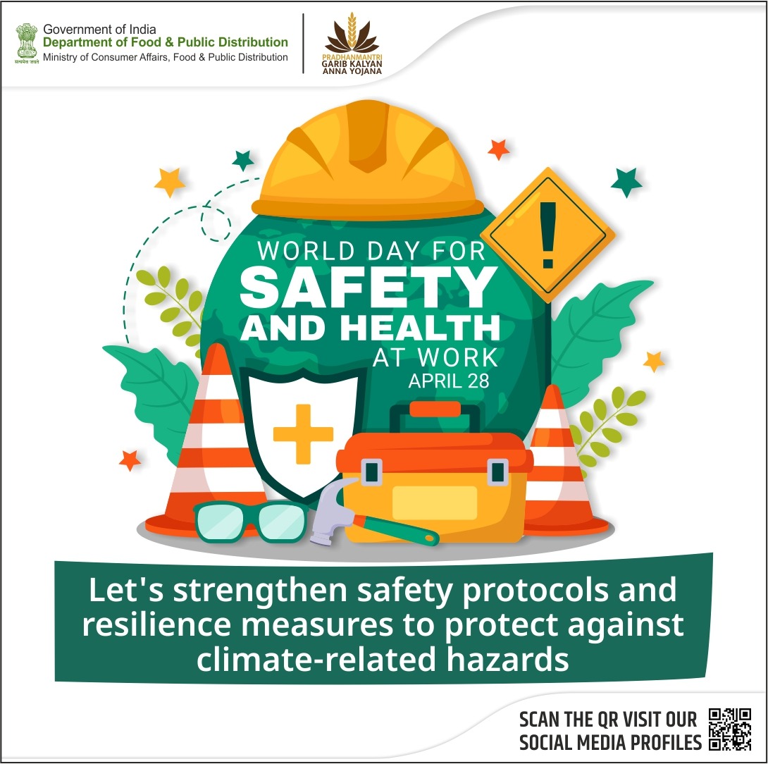 On this World Day for Safety and Health at Work, let's raise awareness and take action to safeguard workers against the impacts of climate change.

#WorldDayforSafetyandHealthatWork 
#SafeDay2024 #DecentWork #ClimateChange