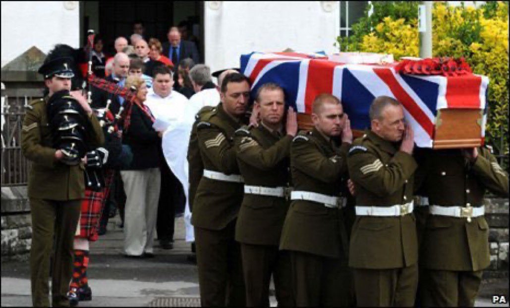 Tobie’s repatriation through Wootton Bassett and also his funeral which was held in Salem Chapel in Pencoed where over 500 mourners attended to pay their respects😢💔 Thank you for your service Tobie ❤️ Lest we forget 🇬🇧
