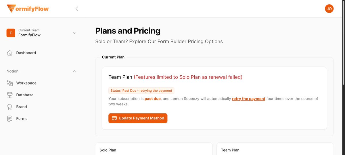 jaocero's tweet image. Almost done integrating @lmsqueezy for managing @formifyflow subscriptions🚀. It's super easy to use — handles everything for you, from subscriptions, sending email reminders, and customers portal and more. Plus, it takes care of taxes🎉#buildinpublic