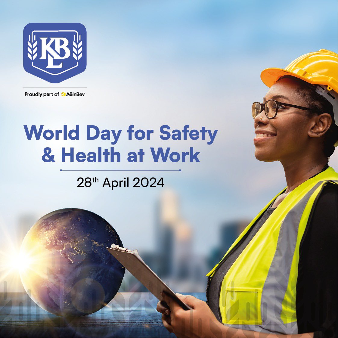 Happy World Day for Safety & Health at Work from KBL! 
Ensuring the well-being of our employees is at the core of everything we do. Let's prioritize safety together.

#WorldWHSDay2024 #FutureWithMoreCheers