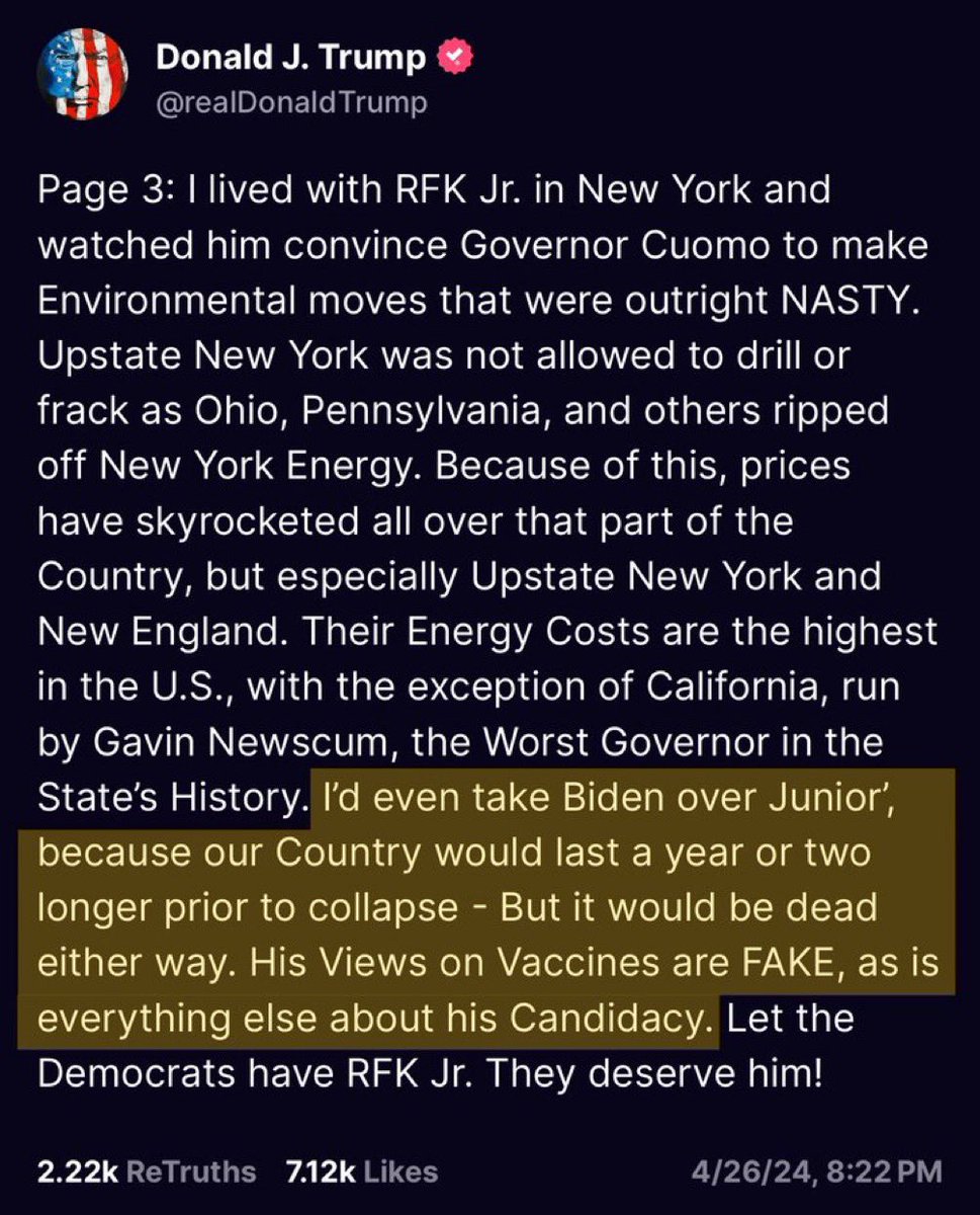 We have three Zionist presidential candidates, but only one who will hold pharma and the criminals who forced it on you and lied about it accountable. Probably the best ad for RFK jr I’ve seen so far. Trump supporters, I’d love to hear your honest takes on this one. 🫶 What am