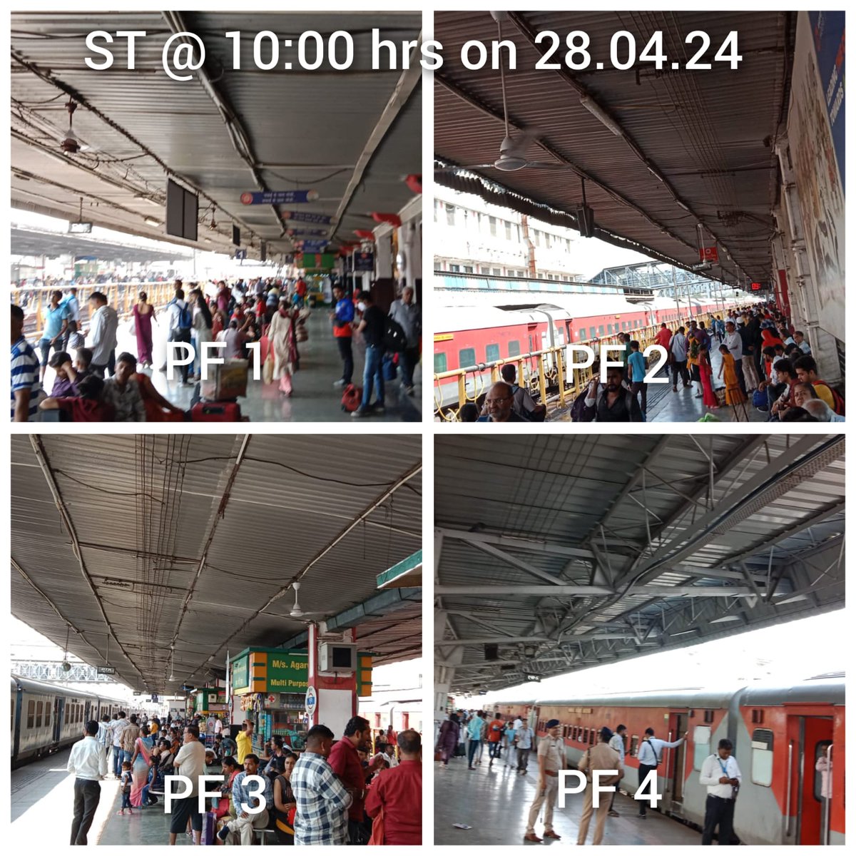 Western Railway ensures a comfortable journey for reserved passengers on Tapti Ganga Express! Mumbai division's vigilant Ticket Checking staff, along with the RPF ‍♀️, conducted a special drive today at Surat station. Their target? Unauthorized passengers traveling in reserved…