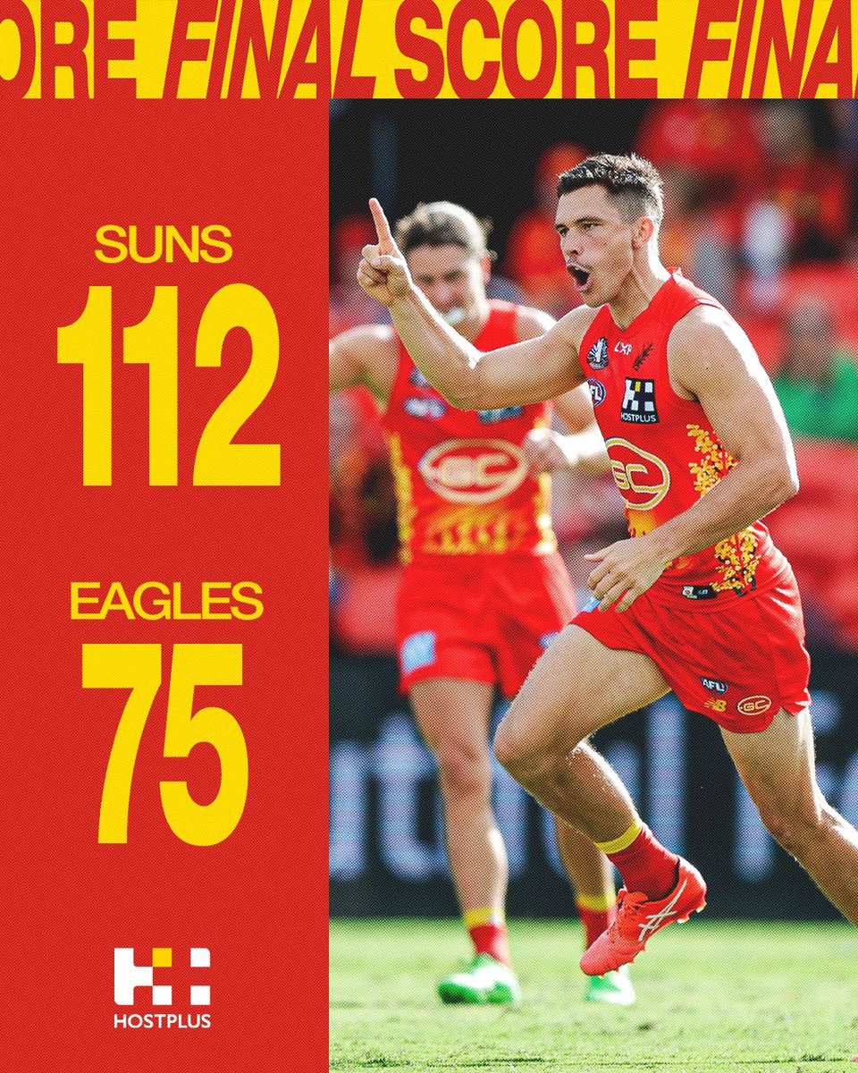 GoldCoastSUNS's tweet image. Still undefeated at home 😤

#AFLSunsEagles