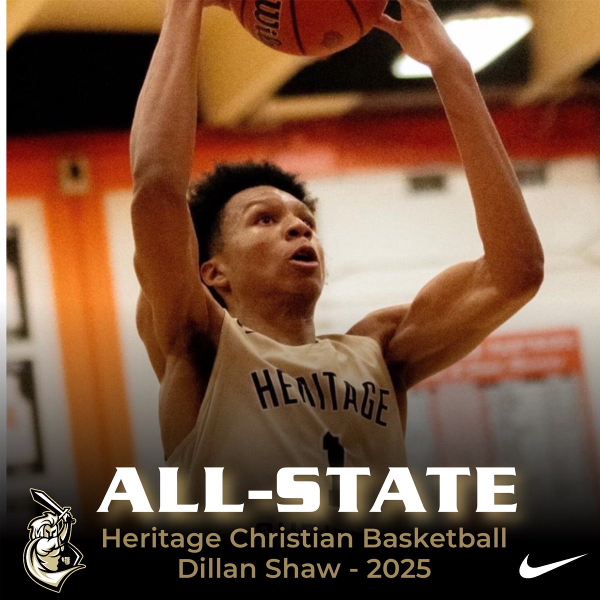 Congratulations to @Dillan_Shaw_1 on being named @CalHiSports ALL-STATE #itsgreattobeaheritagewarrior