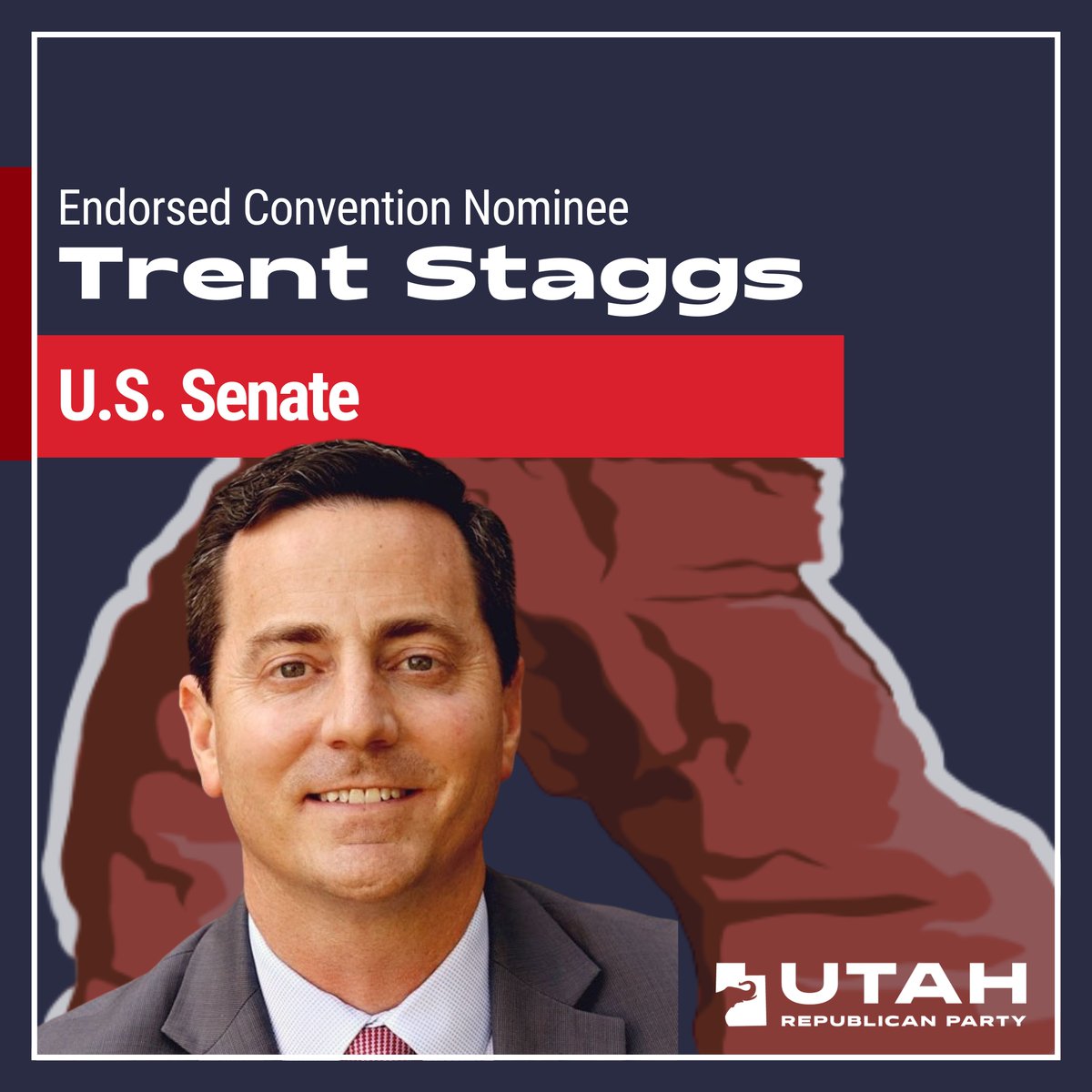 Trent Staggs is the UT GOP's Endorsed Convention Nominee for the U.S. Senate! Congratulations Trent! #utpol #utgop