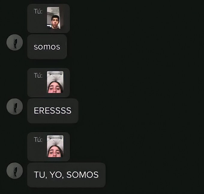 yo respondiendo los tiktoks que me manda mi amigx: