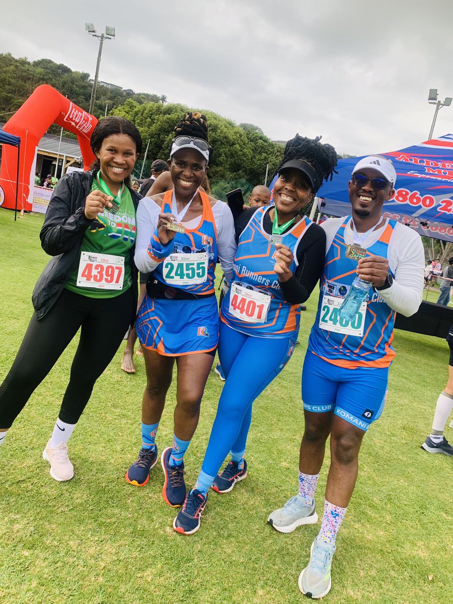 NicciKwanini's tweet photo. Freedom Day Run
Medalist ๐
#RunningWithTumiSole
#RUNNERZ
#FreedomDay
#RunningWithSoleAC https://t.co/vNXGQ7YunA