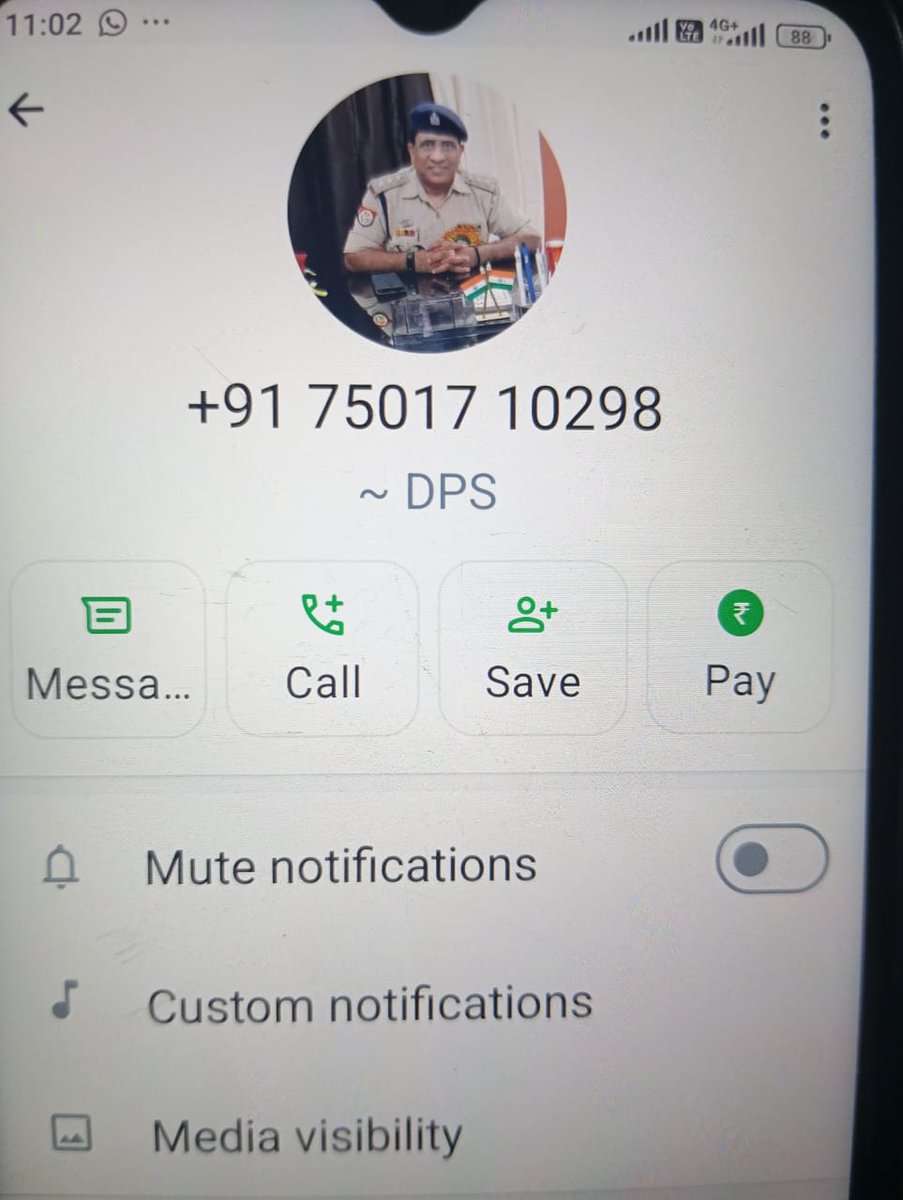 From UP Police. So these scammers would have taken this photo from his Facebook page I guess. I have emailed same thing to Dy SP Sunil Dutt Dubey sir also. 
@Cybercellindia @CyberHelpline @CBItweets @dir_ed #SCAM #cybercrime @Indiancyberpol @narendramodi @AmitShah