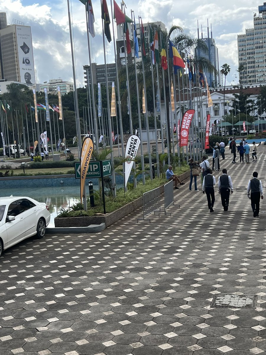 Tupo site for the #IDA21 Heads of States Summit at the KICC. 

We will be here for the next 3 Days!