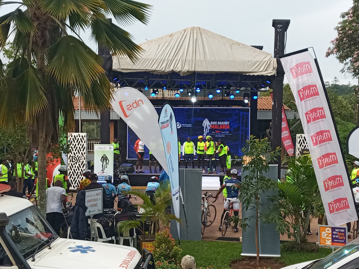 We're off.. the 4th #RideAgainstMalaria is on this morning flagged off at Kitante Primary school.. come ride with us n fight Malaria! <a href="/RcKisaasiKyanja/">RC Kisaasi Kyanja Kampala</a> <a href="/AquafinaUganda/">Aquafina Uganda</a> <a href="/pepsi/">Pepsi</a> <a href="/MalariaFreeUG30/">Malaria Free Uganda - MFU</a> <a href="/MinofHealthUG/">Ministry of Health- Uganda</a> <a href="/NatukundaMario/">Marion Natukunda</a> @MovitProductsUg <a href="/firmie83/">Firminus Mugumya</a>