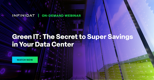 Have you watched our latest on-demand webinar on green IT? Check it out to see how Infinidat's award-winning enterprise storage solutions help your enterprise simultaneously reduce OPEX AND shrink its carbon footprint. okt.to/Y5pfPS