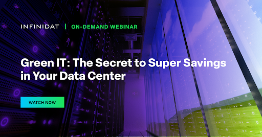 Have you watched our latest on-demand webinar on green IT? Check it out to see how Infinidat's award-winning enterprise storage solutions help your enterprise simultaneously reduce OPEX AND shrink its carbon footprint. okt.to/3VJyPN