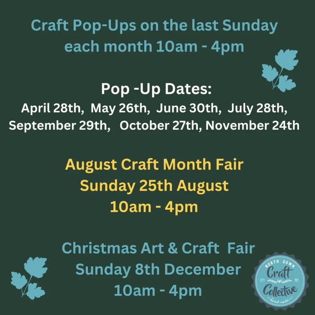 Today is the first of our monthly craft pop-ups with @northdowncraft 😍

3 makers will be in the visitor centre from 10am-4pm today. Come and say hello! 👋

Find out more 👉 ow.ly/yRQG50Ro86e 

#WWT #CastleEspie #NorthDownCraftCollective #HandcraftedInNI #NorthDownMakers