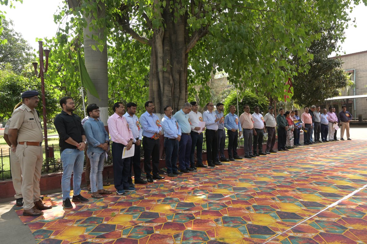 NCL observed 'World Day for Safety & Health at Work' on Sunday at the company's HQ on the theme of 'ensuring safety and healthy work now in a changing climate'. The Director (Finance), Director (Technical/Operations), HODs, and Employees of NCL remained present in the program and