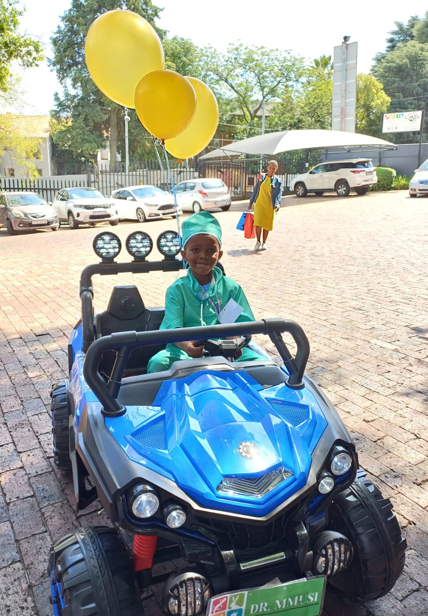 Mmusi, 7, bravely fighting Cystic Fibrosis, dreamed of a ride-on car. On his dream day, we took him to an animal hospital where he dressed as a doctor and treated Molly the dog. He then got the surprise of his dream ride! #DreamsDoComeTrue #InspireHope #BestDayEver