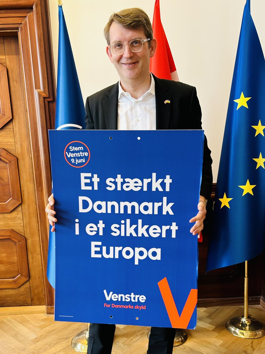 Husk - fra i morgen kan du brevstemme til EU-valget. Og stem Venstre - hvis du ønsker et stærkt Danmark 🇩🇰 i et sikkert Europa. God søndag.