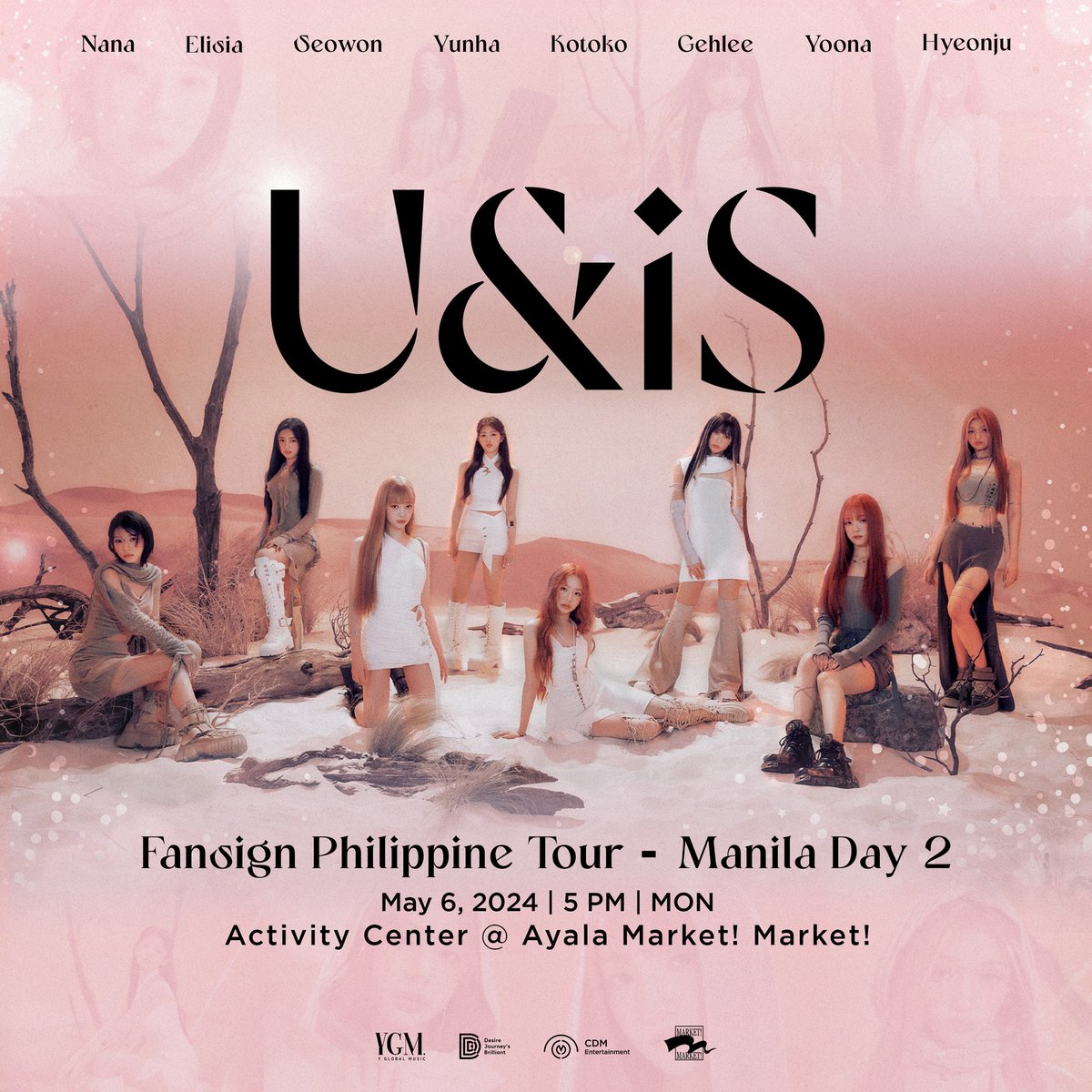 #UNISinMANILA_Day2 album sets are now available!

U&iS FANSIGN PHILIPPINE TOUR
🗓️ May 6, 2024
📍 Activity Center, Ayala Market! Market!
💿 cdmentertainment.ph/UNIS-Fansign-P…

Presented by @cdmentph

#UNIS_Philippine_Tour #UNISinMANILA #UNISinCEBU