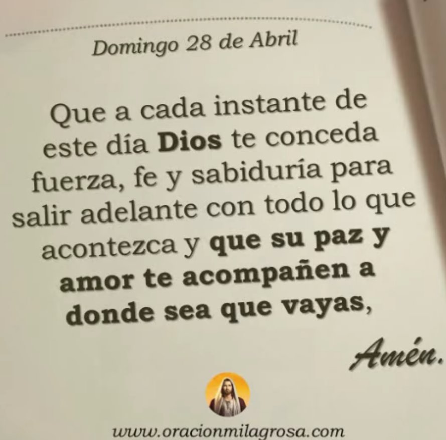 #FelizDomingo
#BuenDomingo 
#ExcelenteDomingo
#Domingo
#BuenosDiasATodos 
#FelizDomingoATodos 
#BuenosDías 
#FelizFinDeSemana
#FelizFinde
#28DeAbril