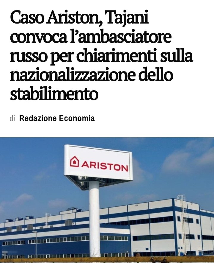 Da un piccolo intoppo burocratico esce la verità.
Le lavatrici, che i Russi usavano per fabbriche missili, le abbiamo  fornite noi italiani... Ops