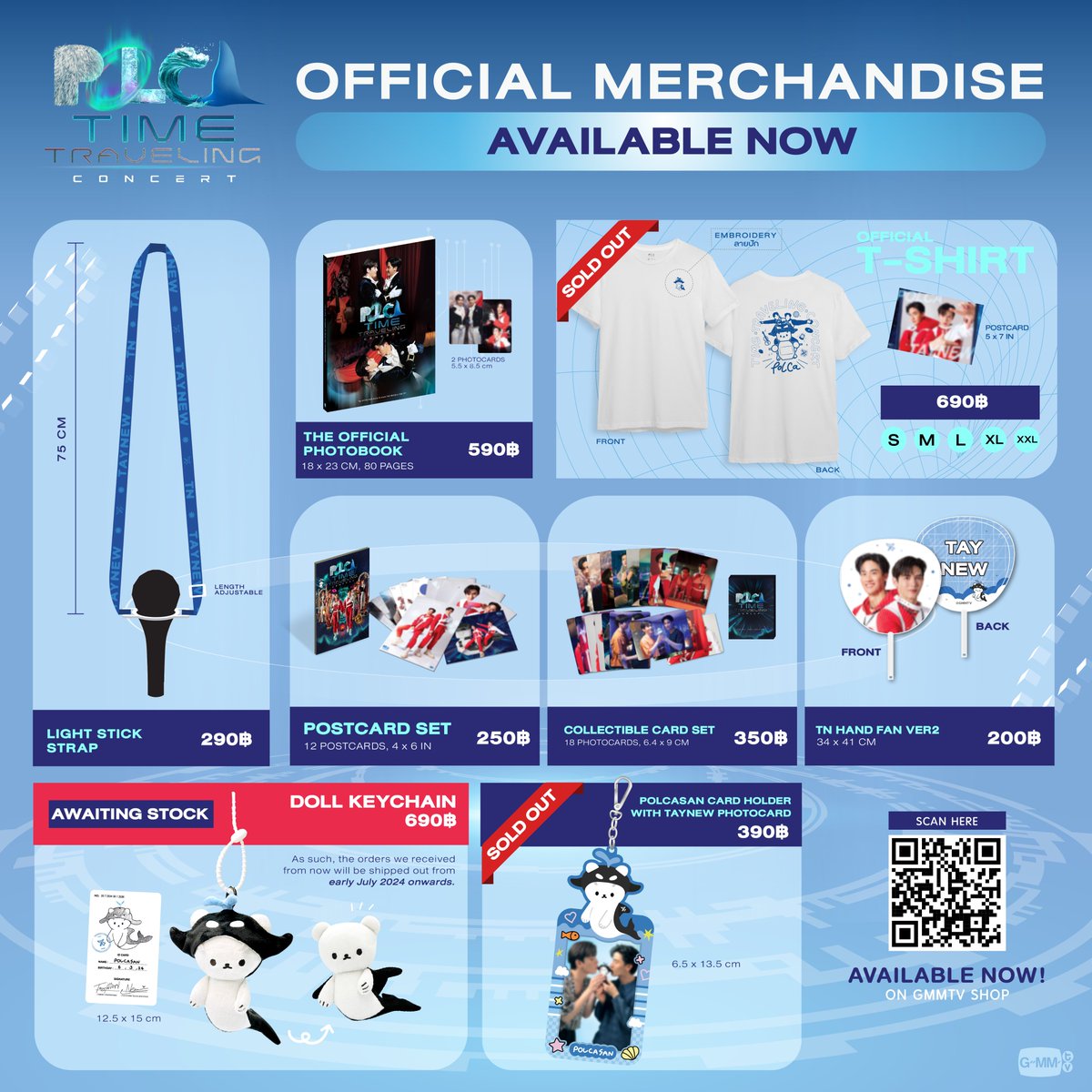 AVAILABLE NOW! POLCA TIME TRAVELING CONCERT OFFICIAL MERCHANDISE ON GMMTV SHOP gmm-tv.com/shop/ #PolcaTimeTravelingConcert #GMMTV