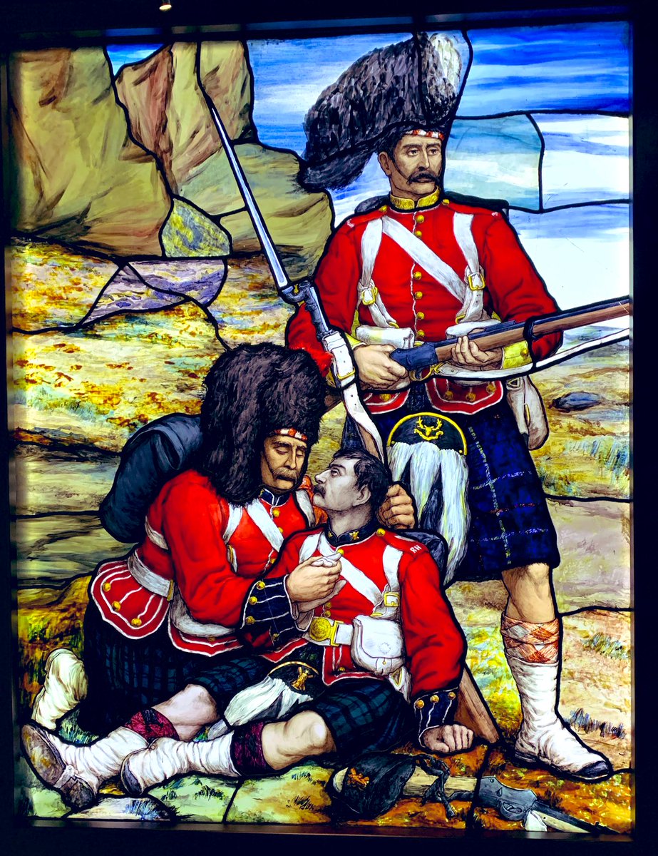#StainedGlassSunday. Formerly in a pub in Rose Street, Edinburgh, now in @museumbw Perth.
