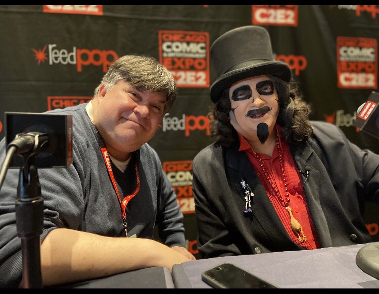 A great conversation with @Svengoolie