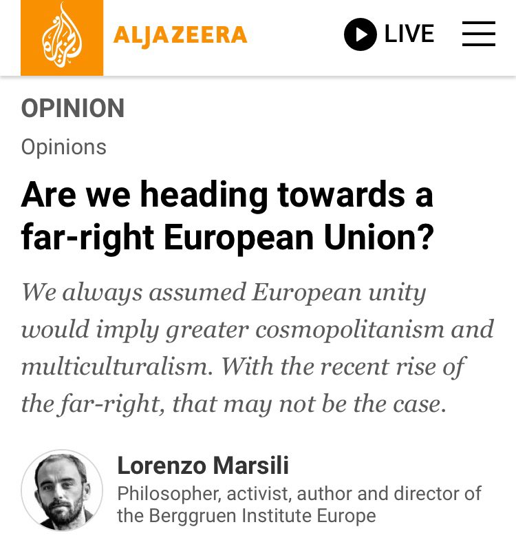 Europe is turning right wing because of immigration it was inevitable
