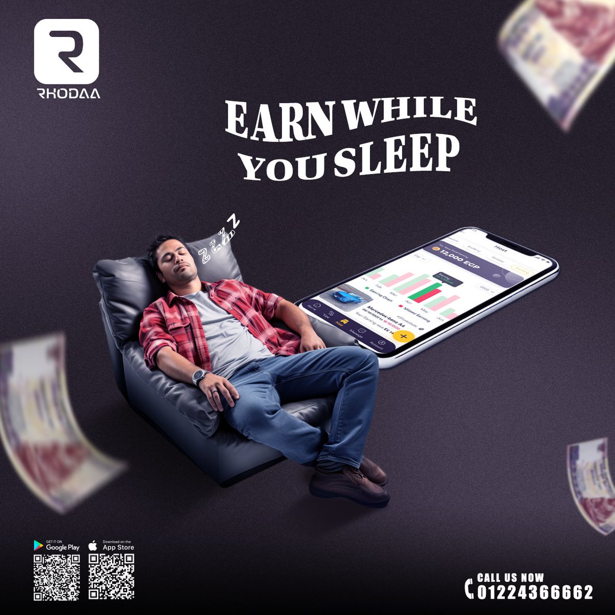 Invest in your car & earn money while you sleep with Rhodaa 😴😴
Download the app & Register now 📲
bit.ly/3JFtUFQ
Tax Id 626-331-307
#Rhodaa #carrental