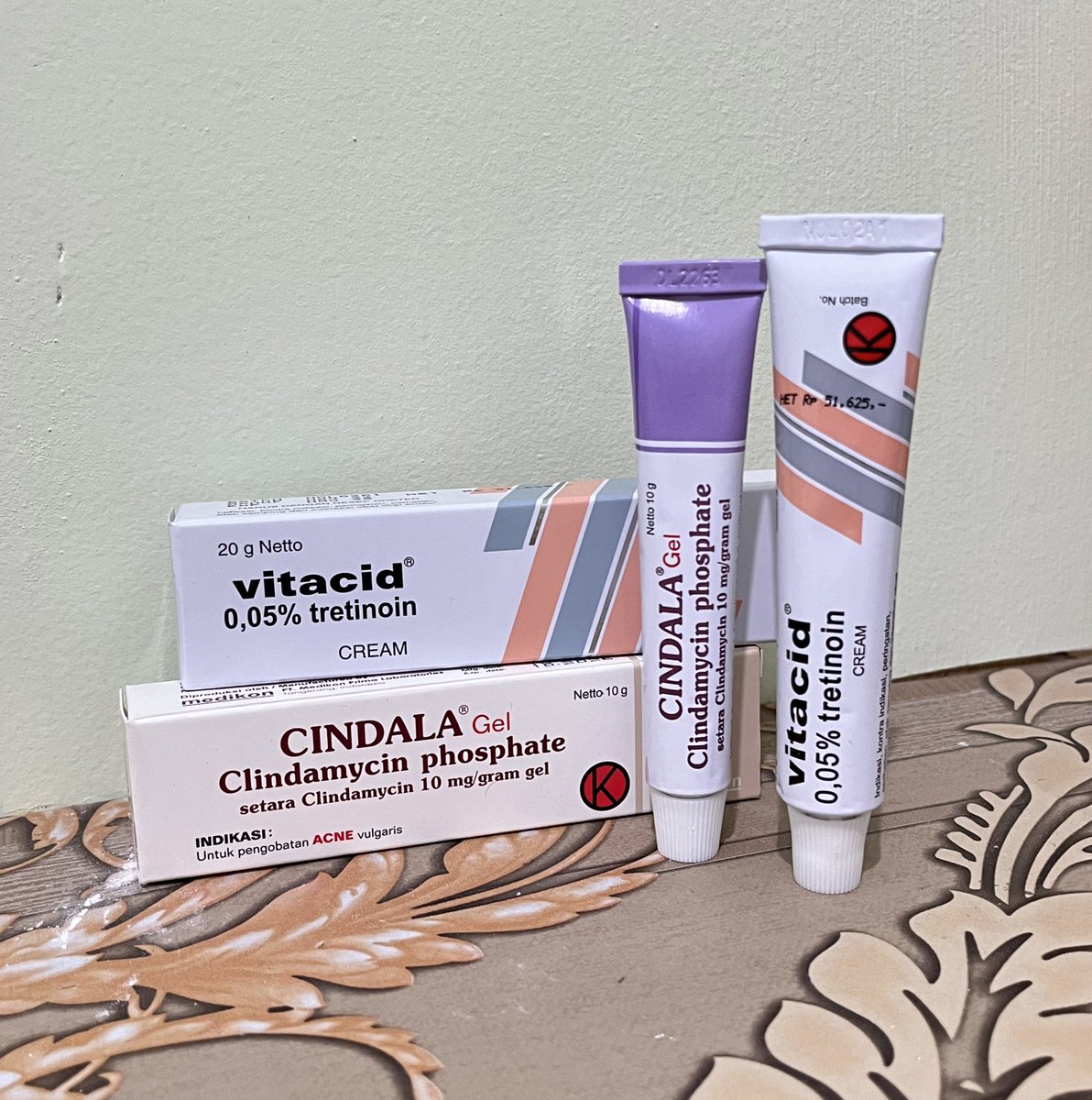 gorjenouz's tweet photo. Wts
• vitacid 0,05% tretinoin 35k
• cindala gel 10 gram 20k
• vitacid + cindala 50k 

Saya menjual preloved vitacid 0,05% tretinoin dan cindala gel 10 gram seharga Rp20.000 - Rp50.000. Ayo beli di Shopee! https://t.co/48pfA5cc2p

wts wtb salep https://t.co/d0YaRaaaTx
