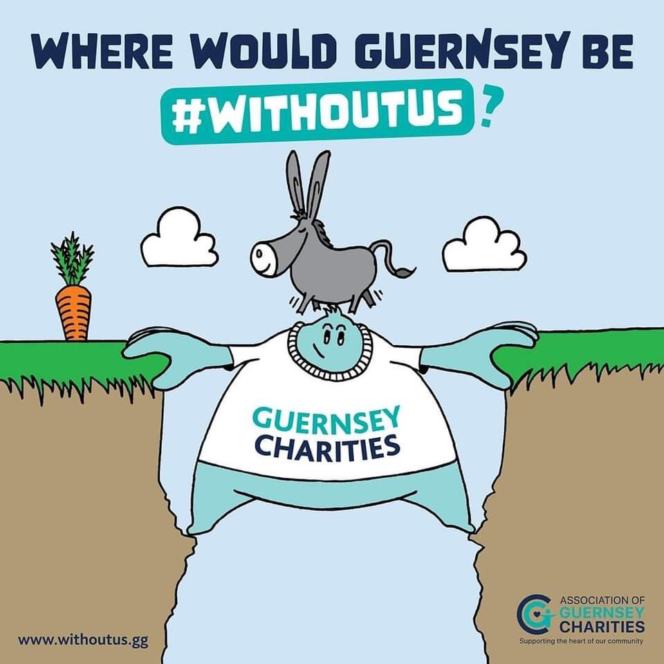 #WithoutUs  our community would be a very different place

Please continue supporting charities to help them survive and thrive.

To learn more about the gaps that charities fill, the challenges they face and how you can get involved to make a difference withoutus.gg