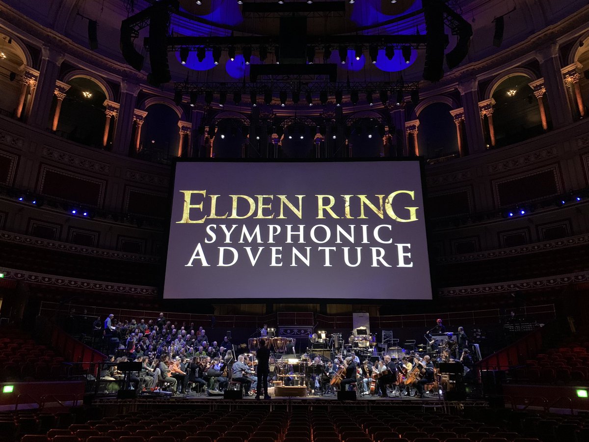 Today’s office! @ELDENRING with @royalphilorch and @thechoir at @RoyalAlbertHall produced by @Overlook_Events