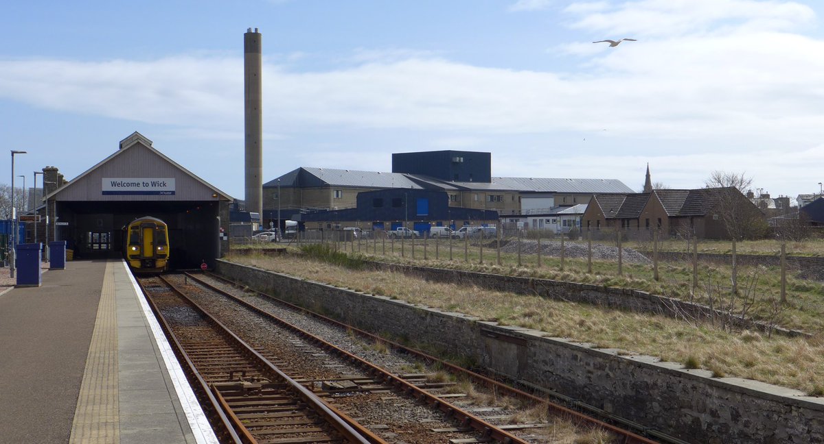 Wick station, then and now, my photos July 1978 and April 2024.