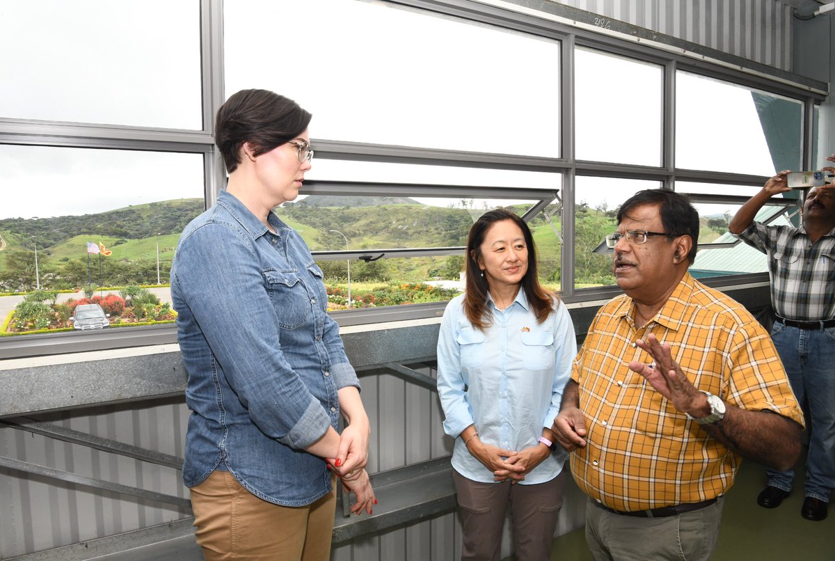 In Nuwara Eliya today, @USDA Under Secretary Taylor and I toured Ambewela Dairy, a recipient of our Market Oriented Dairy Project. Thanks to U.S. support, Ambewela has enhanced productivity through improved feed qualities, modernization of their machines, and U.S.-supported study