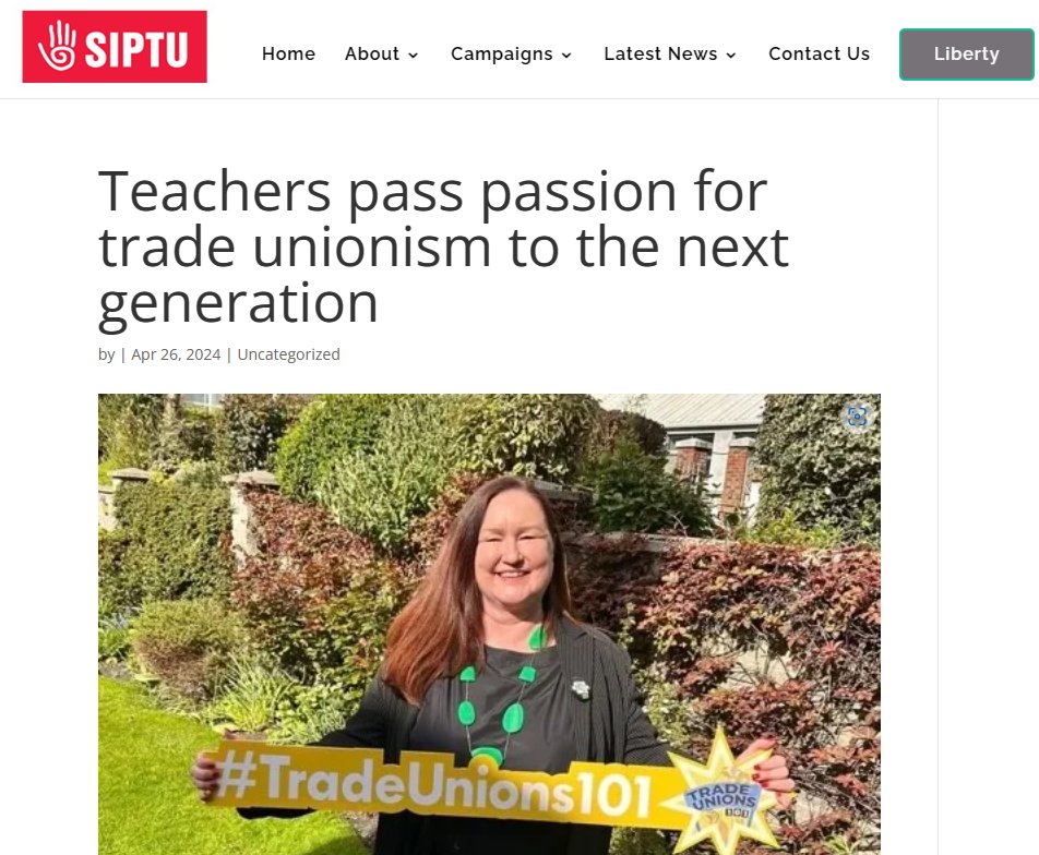 Have you read @SIPTU’s latest Sunday reads? To celebrate #TradeUnionWeek, SIPTU is running information and sign-up events across the island. Details of SIPTU-organised and supported events for Union Week can be found here: siptu.ie/where-to-find-… #BetterInATradeUnion