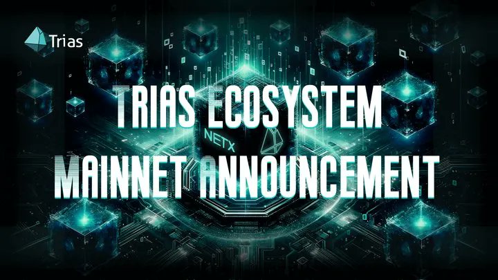 BIG UPDATE ‼️ To save you a click, see below from @triaslab 'To the Trias Community: The #NetX ecosystem has officially set sail! To mark the beginning of a new milestone in the ecosystem,the NetX mainnet token migration plan will officially start on April 29, 2024, at 10:00…