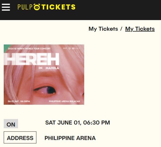 cherryl_inc's tweet photo. Thank you, @pulpliveworld akala ko talaga di ko na makikita si IU. Salamat sa pag open ulit ng seats. 😭😭

#IUHERWorldTour #IUinMANILA https://t.co/pxD8tiVE1J