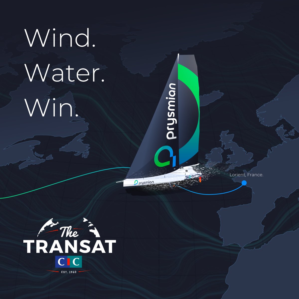 2024 @The_Transat_CIC has officially started! This morning, our open-ocean racer @GiancarloPedote departed from France on board Prysmian’s IMOCA-class yacht to race to New York. This is our ambition and our dream: a future powered by nature. Team Prysmian sends extra wind to…