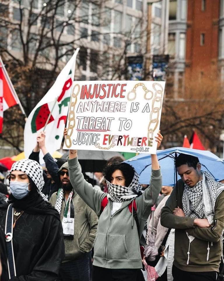 Canada... A glimpse of the protests demanding an end to the genocide in Gaza.